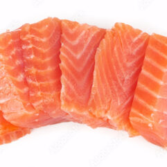 Salmon Tail Pieces, Frozen - 1lb